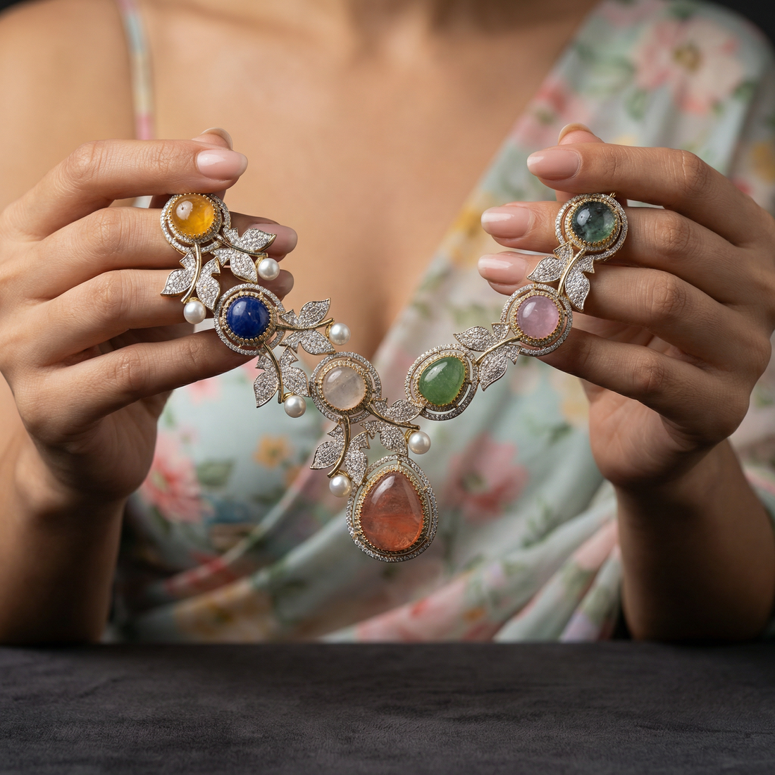 Clair de Perle Pastel Necklace Set