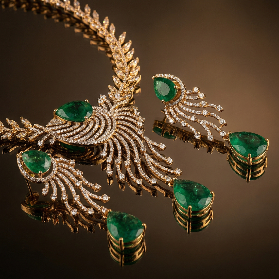Mayura Drop Necklace