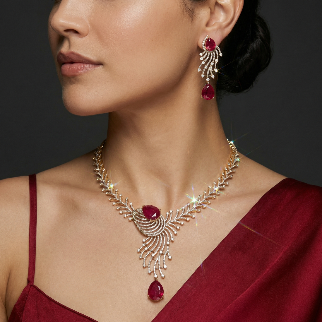 Mayura Drop Necklace