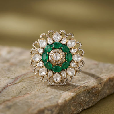 Simran Elegant Ring – luxury Indian ring by Ozel