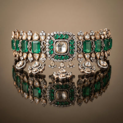 Durbar Regal Choker Set – heritage bridal choker by Ozel
