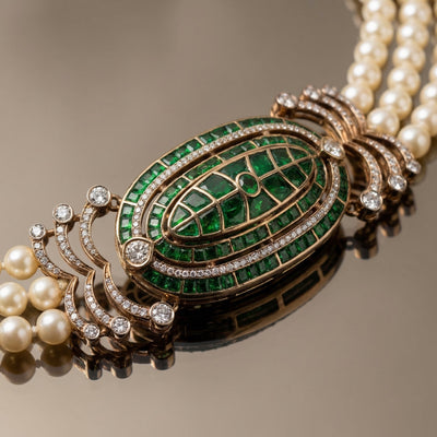 Amanat Heritage Choker Set – Ozel artisan bridal jewelry