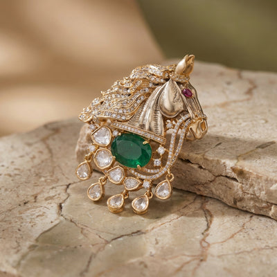 Ashva – heritage brooch by Ozel