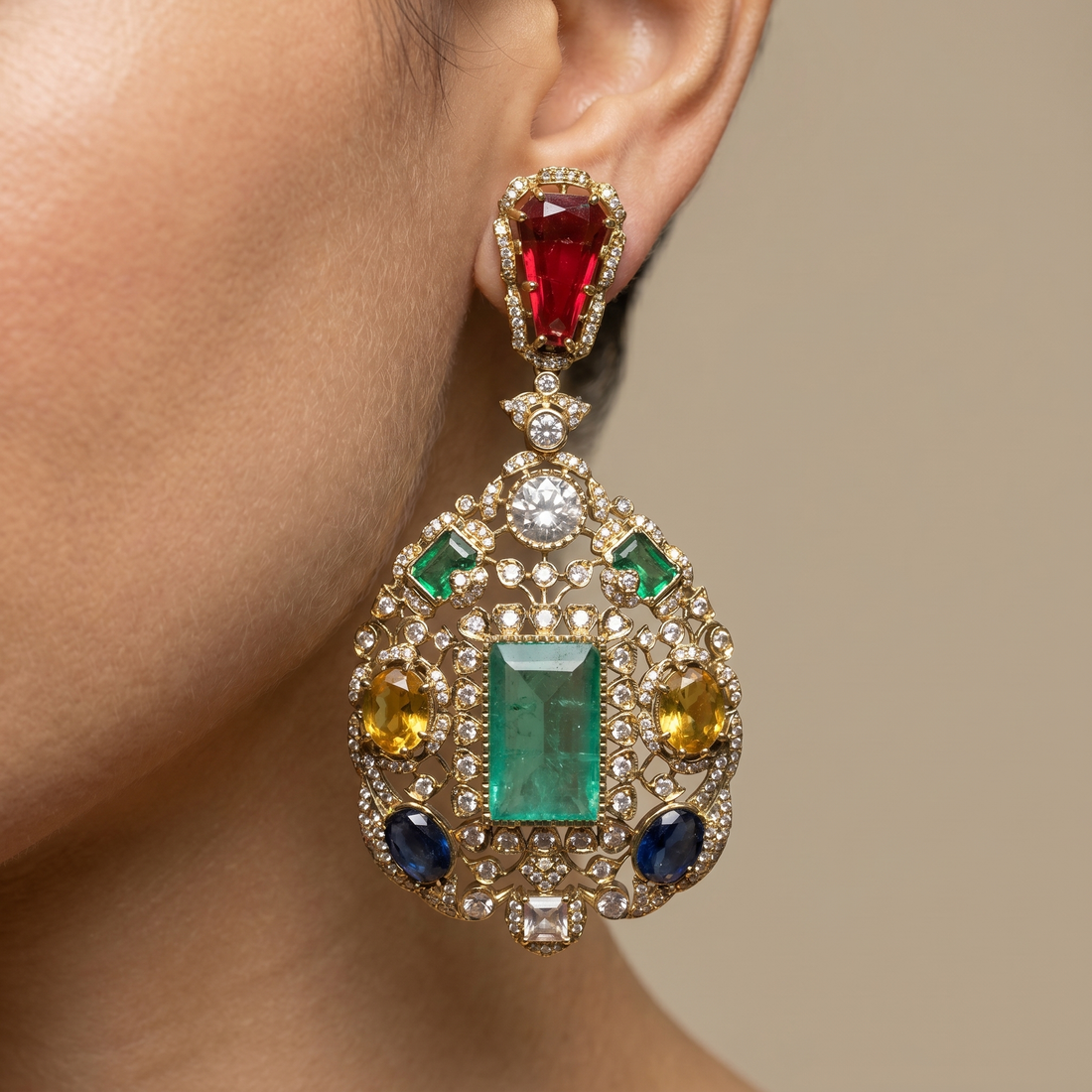 Rajula Maharani Earrings Set