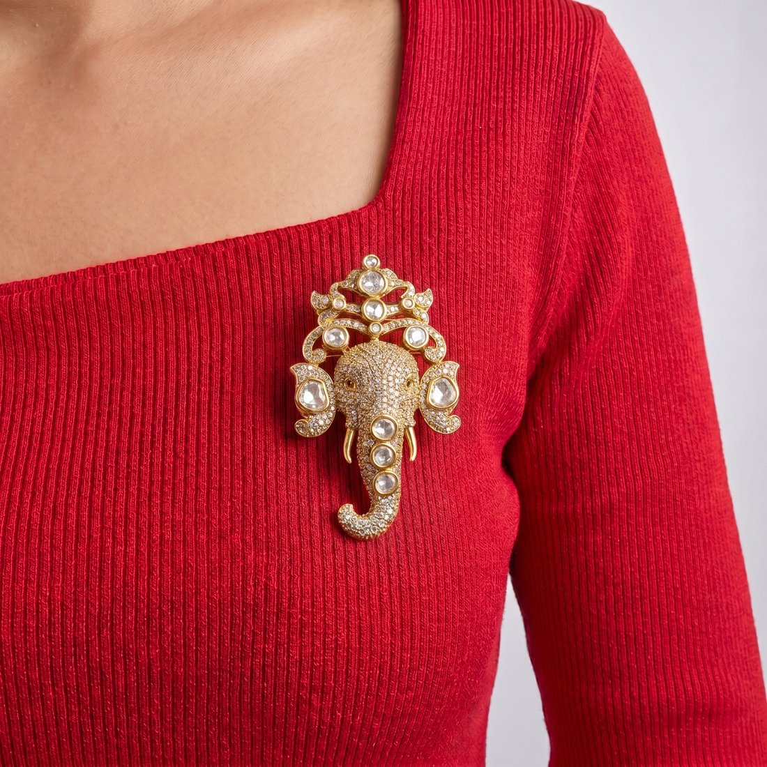 Gajviera Heirloom Brooch