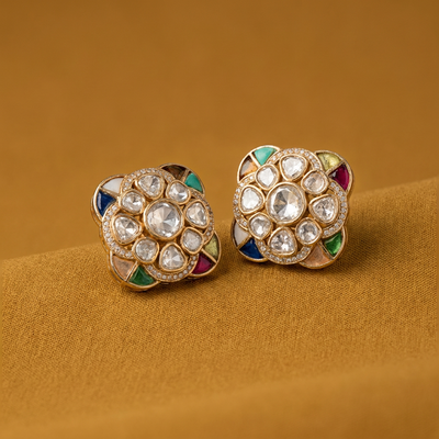 PRISM BLOOM Stud Earrings