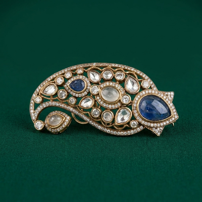 Mayura Navratna Ear Cuff