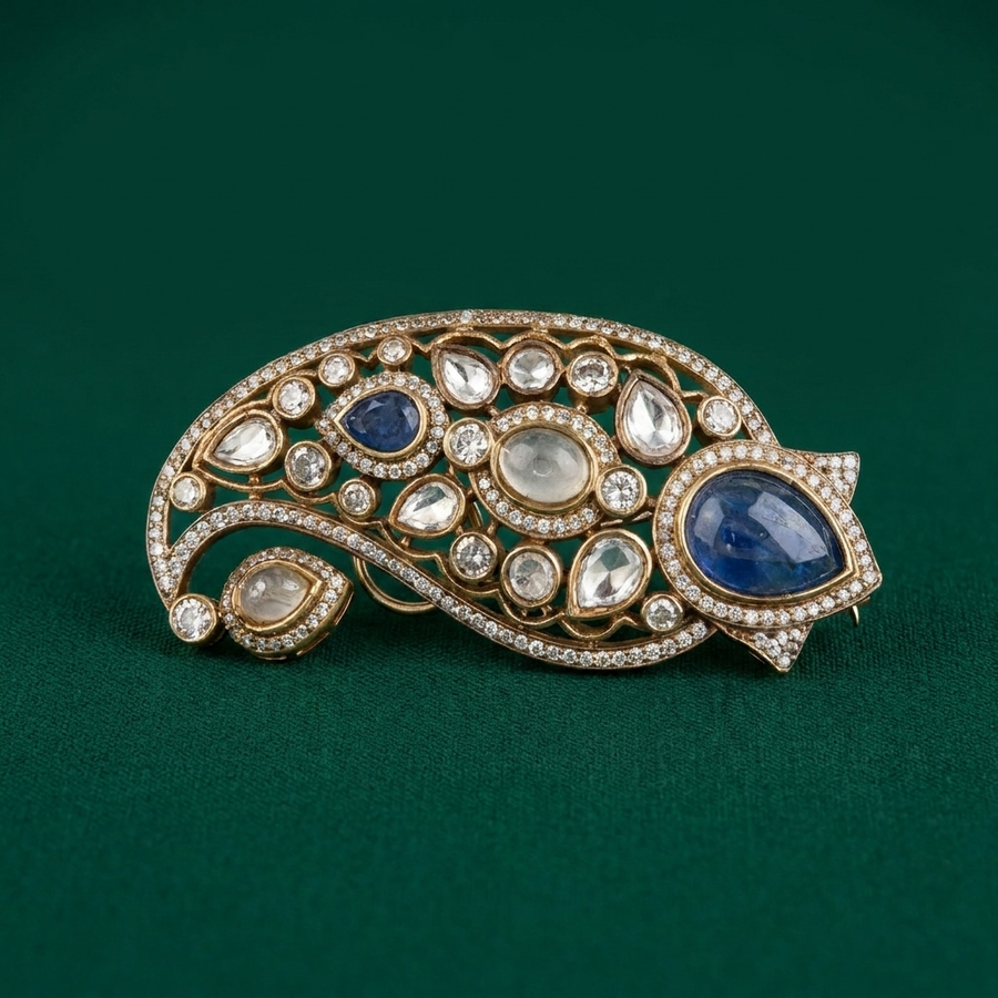 Mayura Navratna Ear Cuff