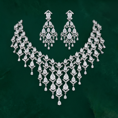 Shamita Regal Ruby Cascade Set