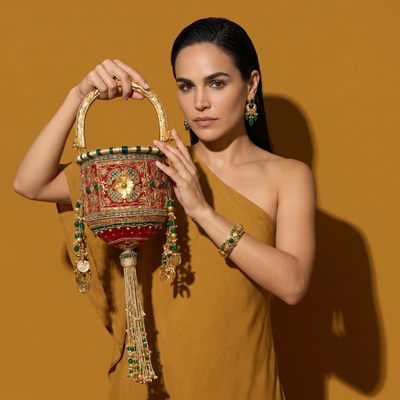 Lionel Hasli Bucket Bag - Rust