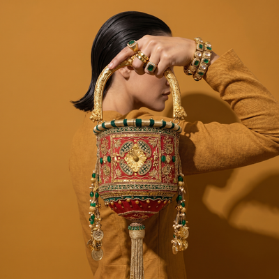 Lionel Hasli Bucket Bag - Rust