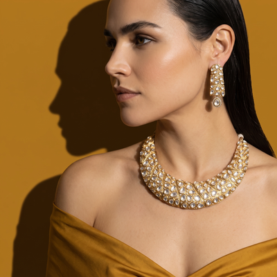 ORELYS Polki Collar Necklace