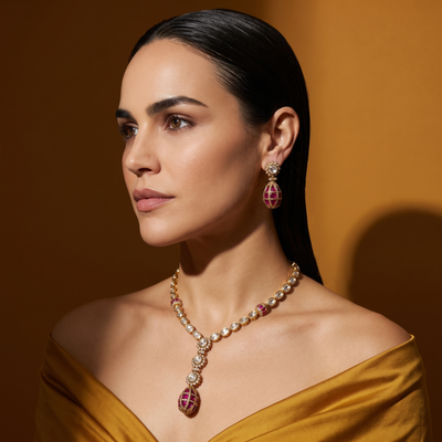 Trish Drop Necklace Set