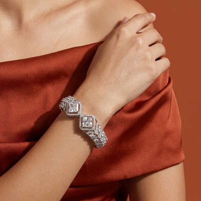 Yashika Diamond Statement Cuff