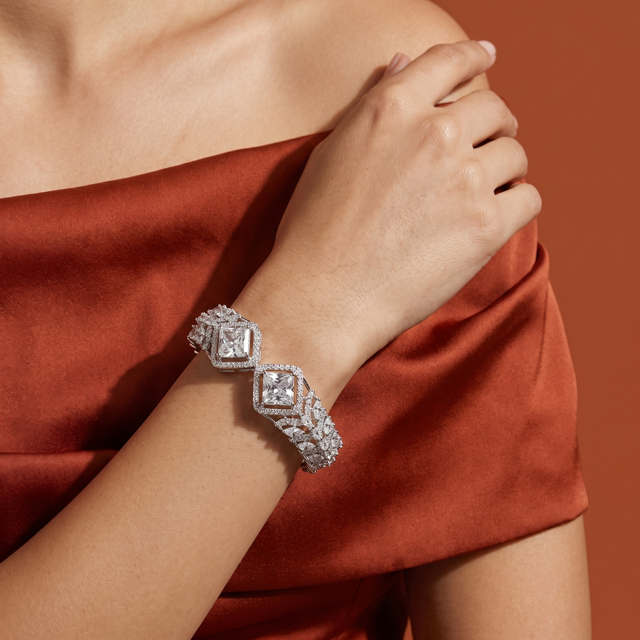 Yashika Diamond Statement Cuff