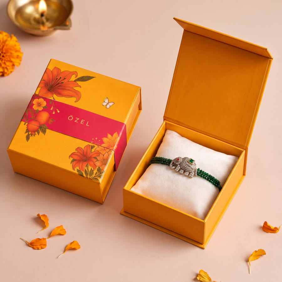 Rakhi Sets - Neelkanth and Haathi Rakhi and Lumba