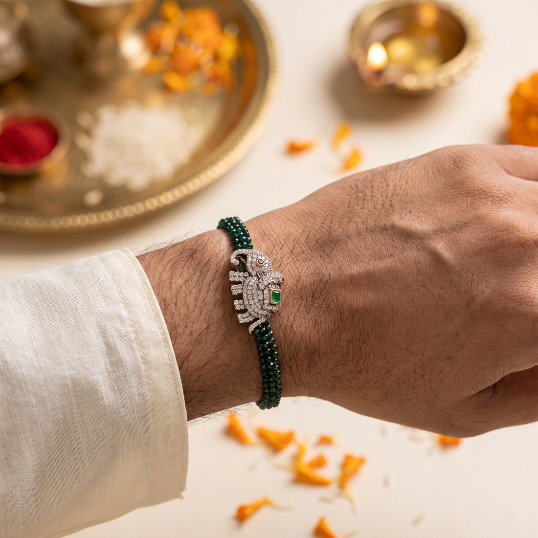 Rakhi Sets - Neelkanth and Haathi Rakhi and Lumba