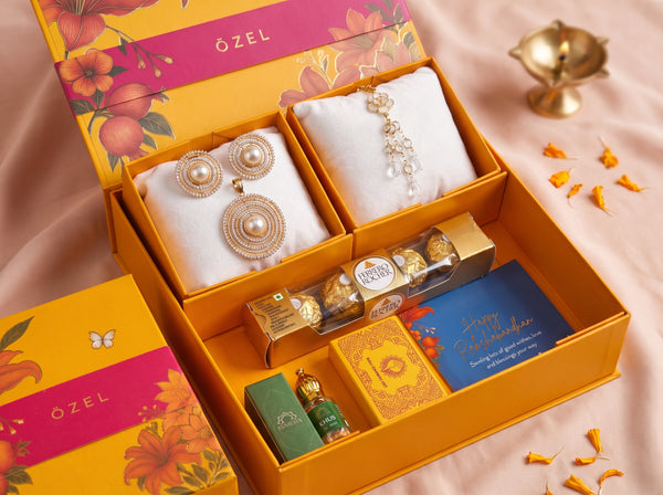 Shloka Rakhi lumba hamper for Sister/Sister in law