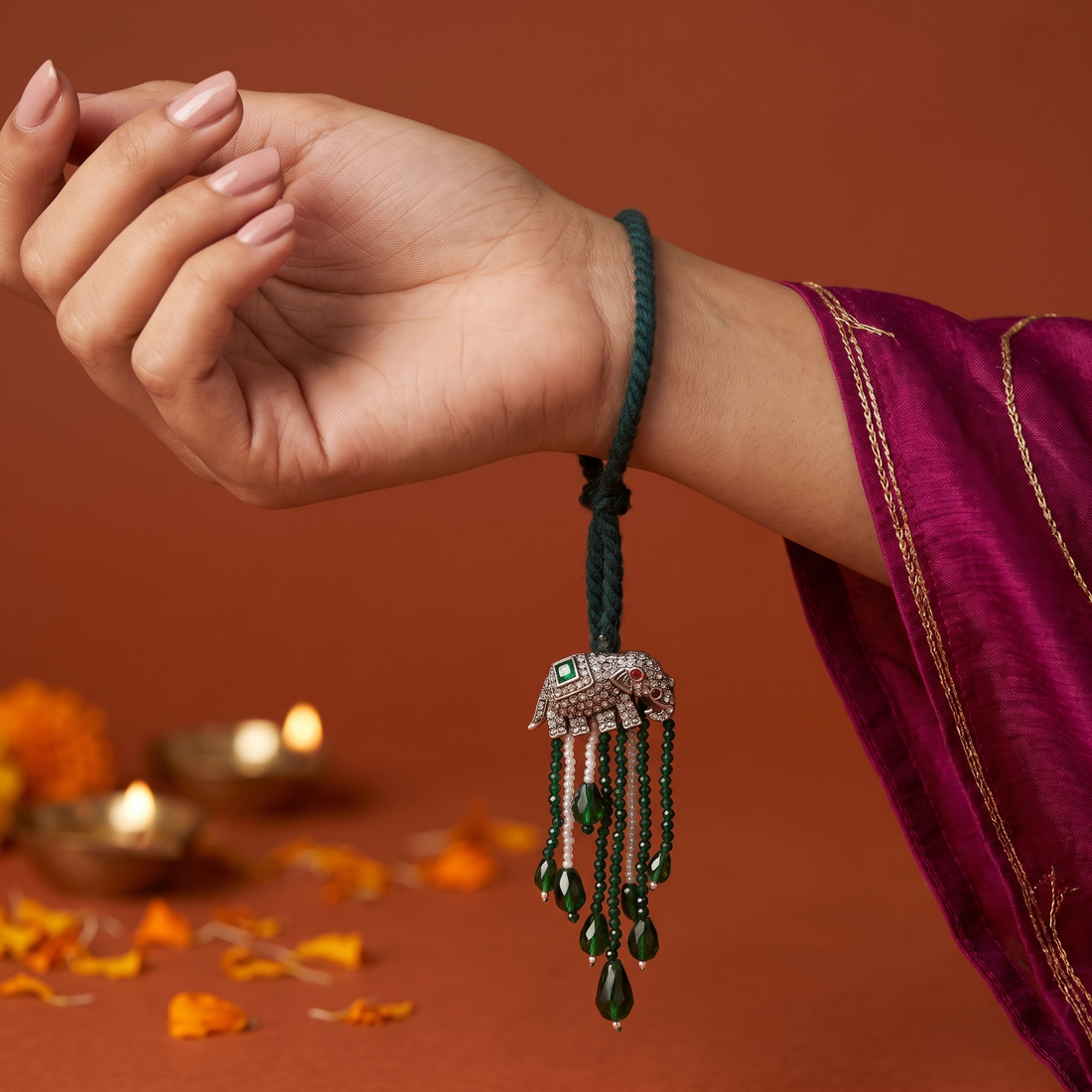Rakhi Sets - Neelkanth and Haathi Rakhi and Lumba