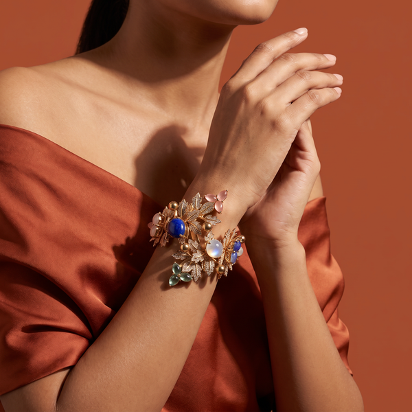Aurora Blossom Statement Bracelet