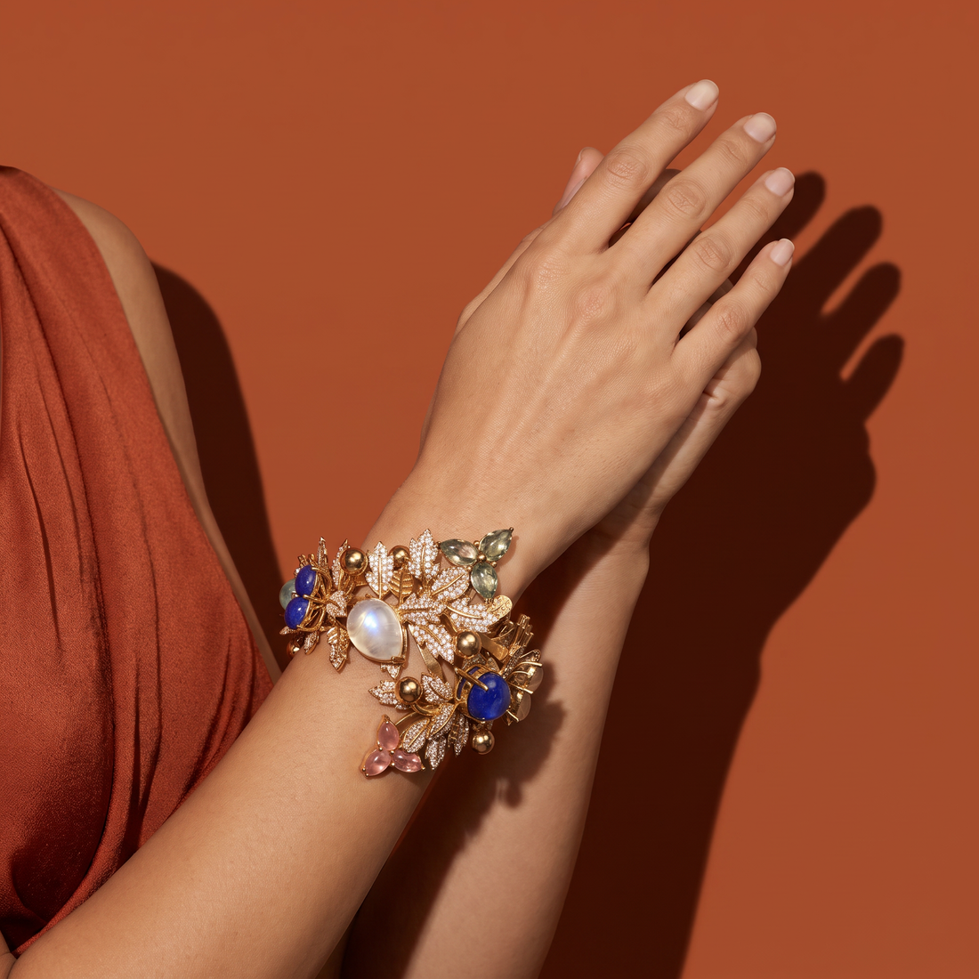Aurora Blossom Statement Bracelet