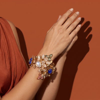 Aurora Blossom Statement Bracelet