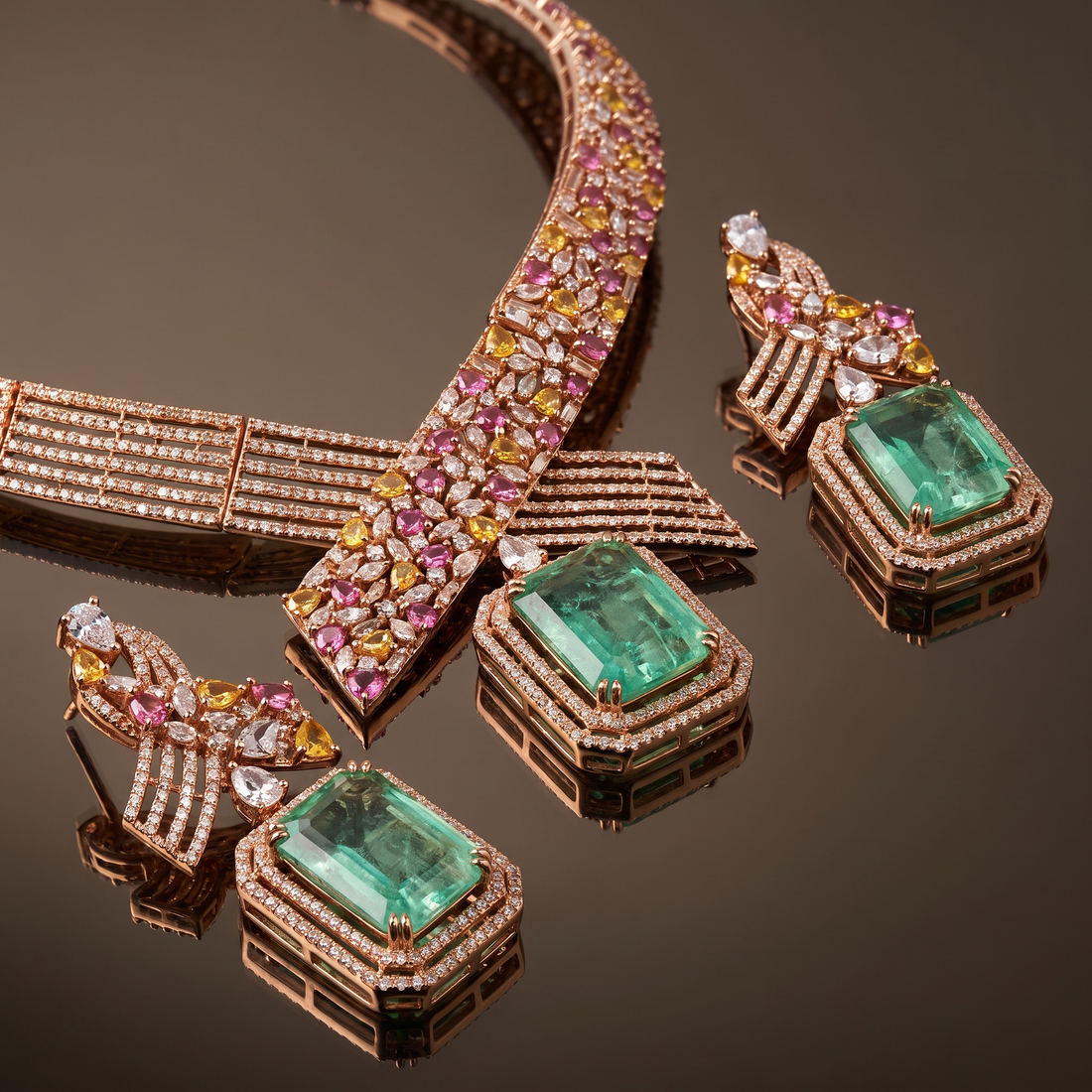 Dreya Bow Necklace Set