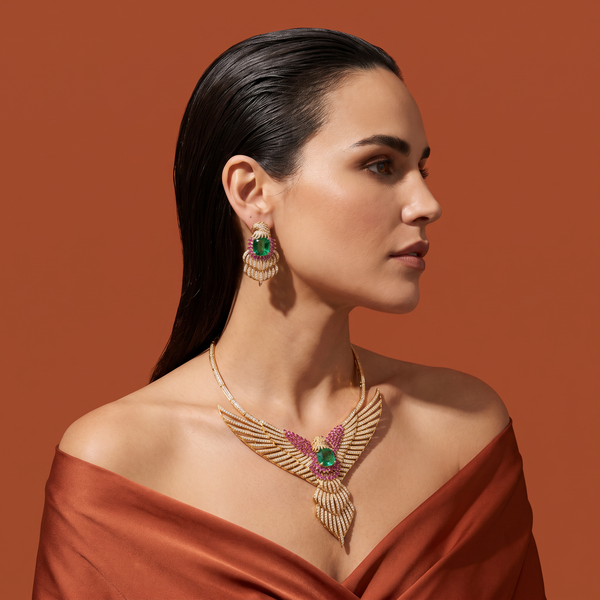 Superia Wing Necklace Set