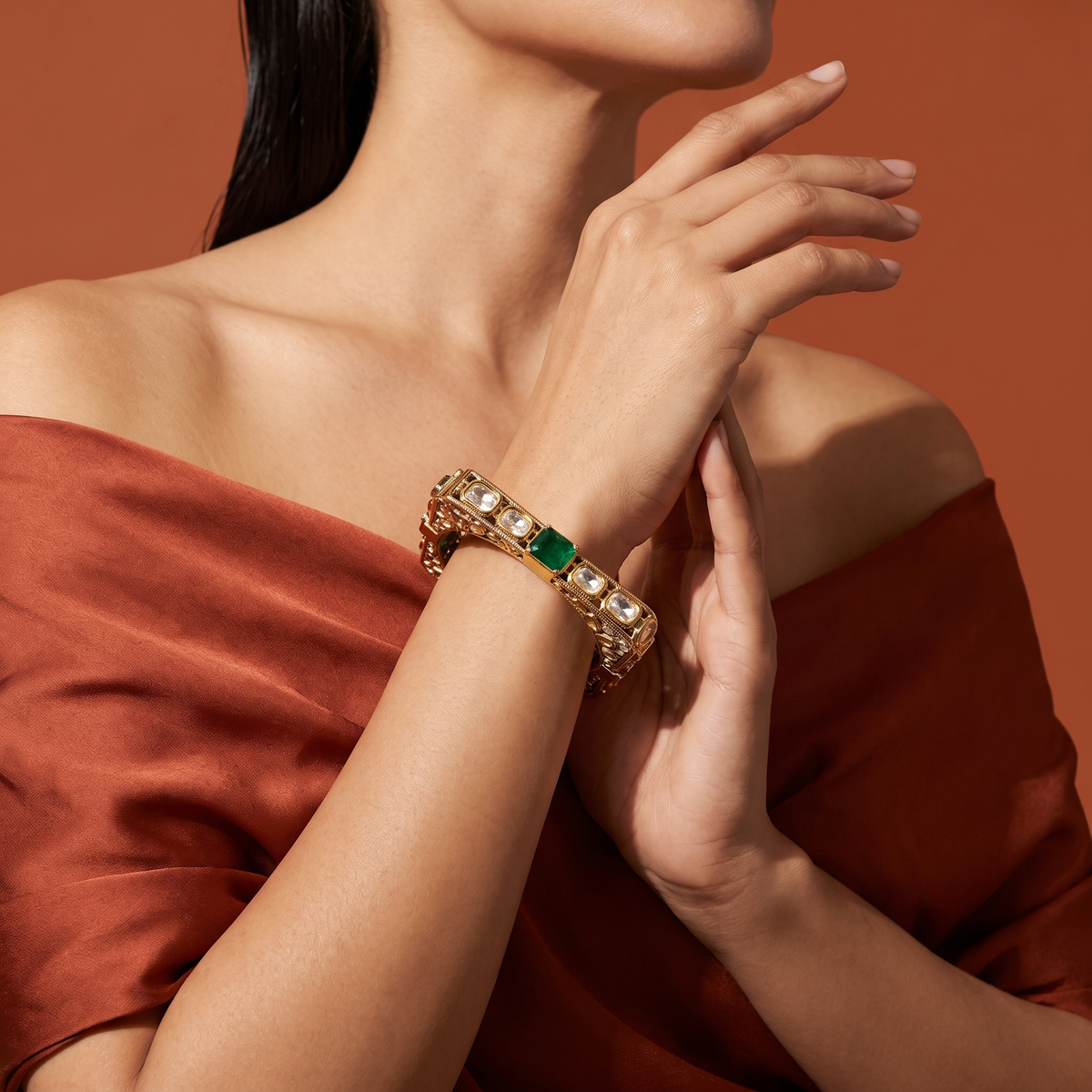 Zariya Emerald Luxe Bracelet