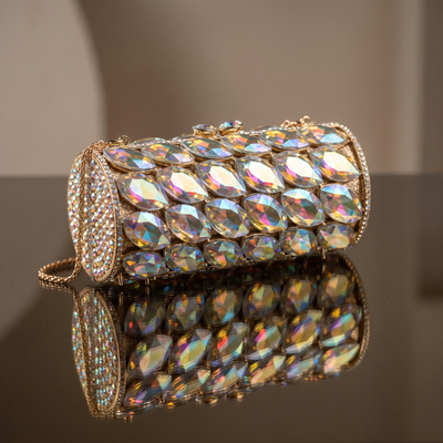 Aurora Prism Iridescence Clutch