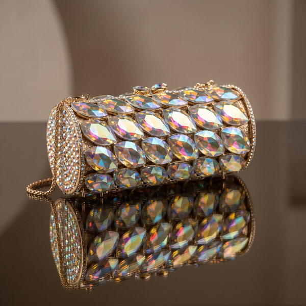Aurora Prism Iridescence Clutch