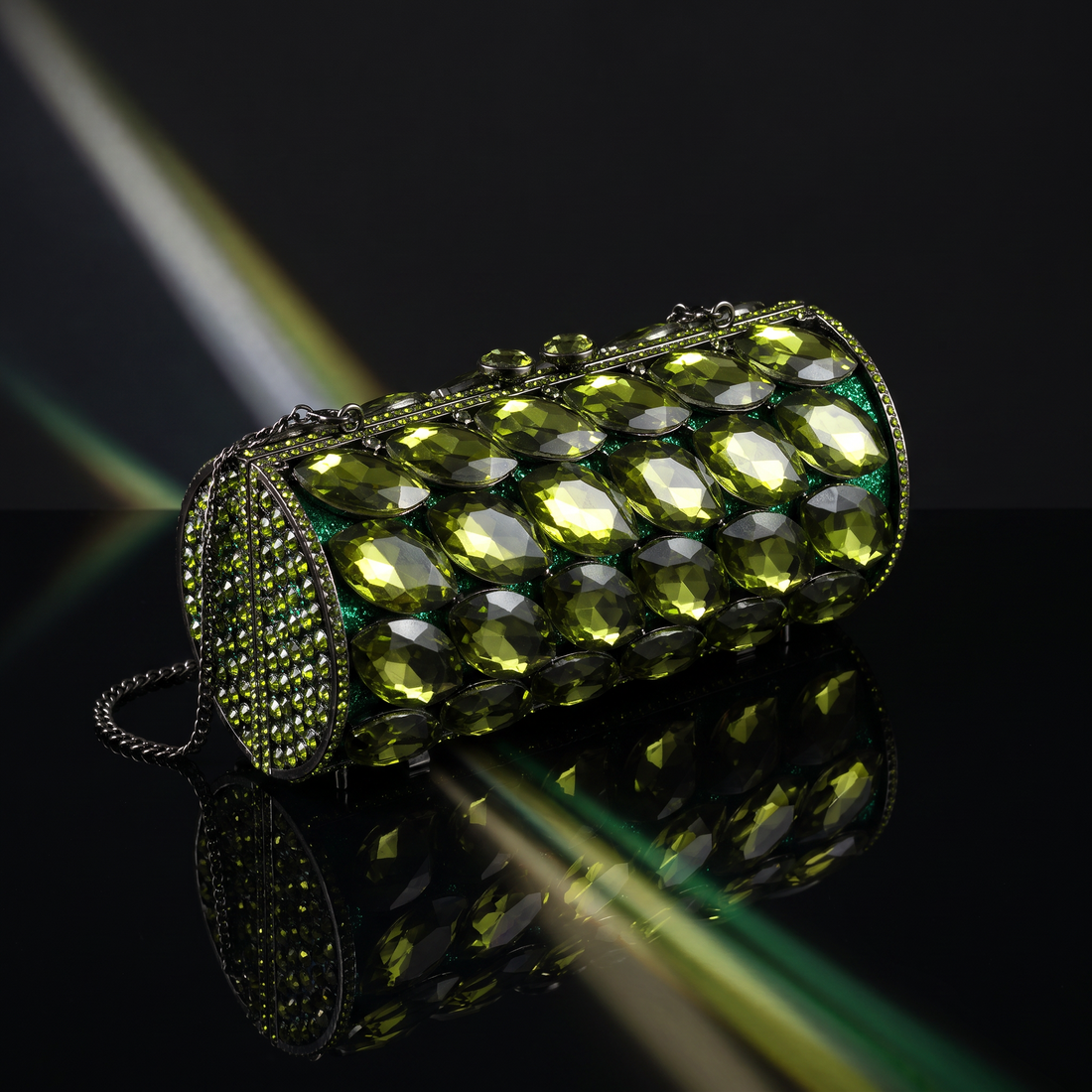 Aurora Prism Peridot Clutch