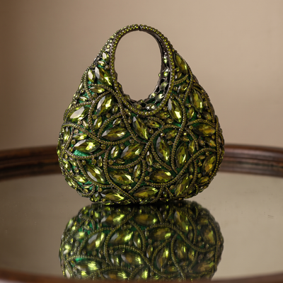 Tesoro Peridot Crystal Bag