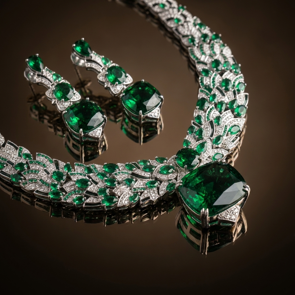 Alizeh Statement Necklace & Earring Set