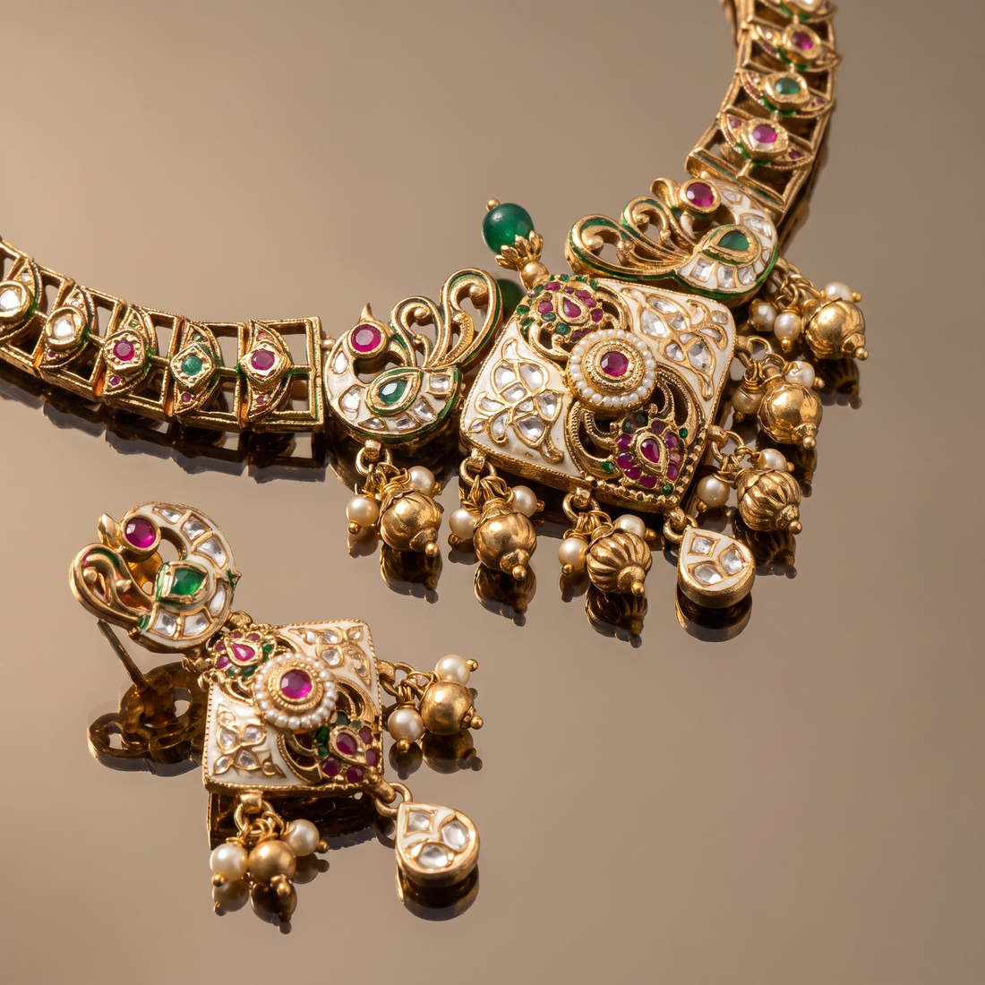 Padmavati Enamel Choker Set