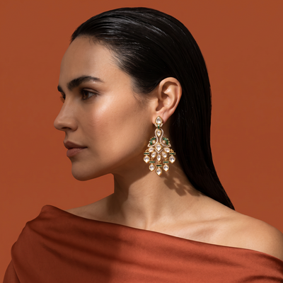 Saheli Kundan Earrings