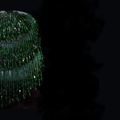 Andromeda Green Tassels Bucket Bag - Ozel