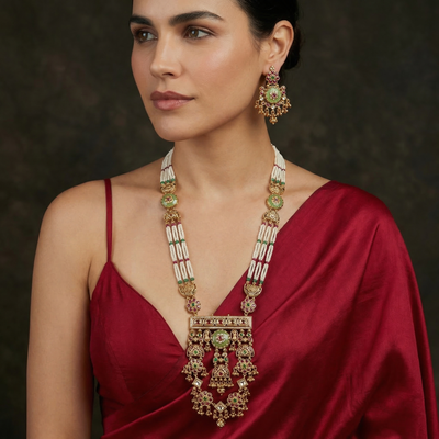 Virasat – ranihaar set by Ozel