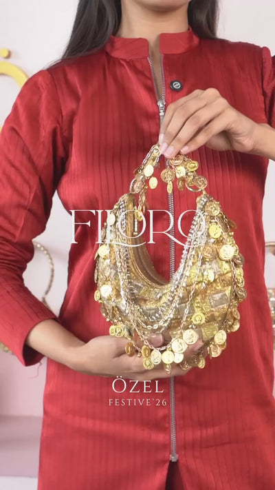 Deo Luxe Crescent Coin Bag
