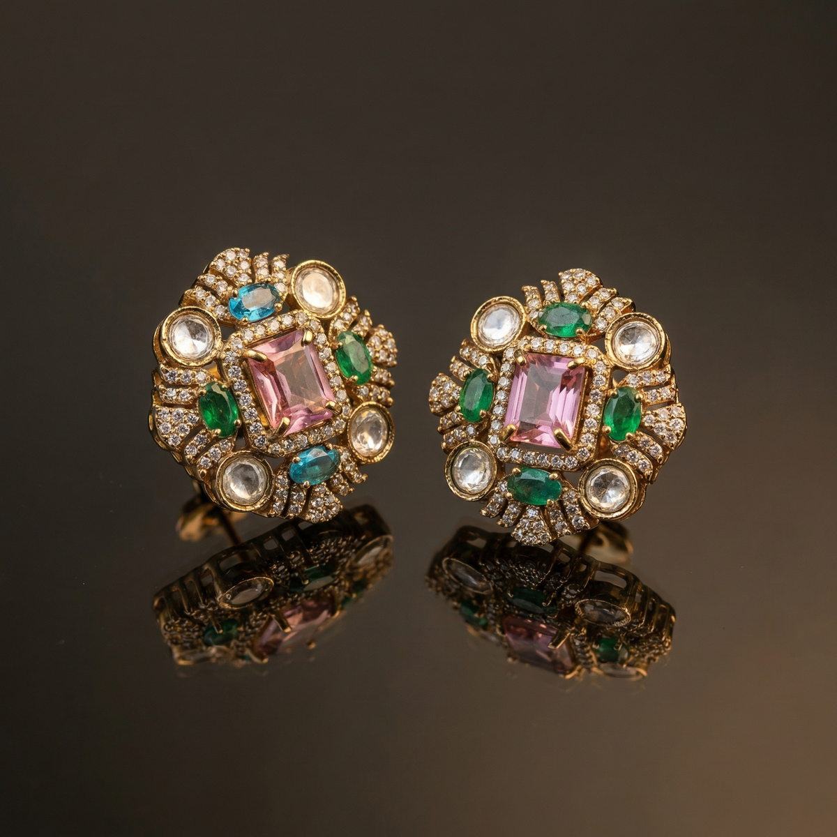 Sofia Navira Statement Earrings – heritage occasion earrings by Ozel