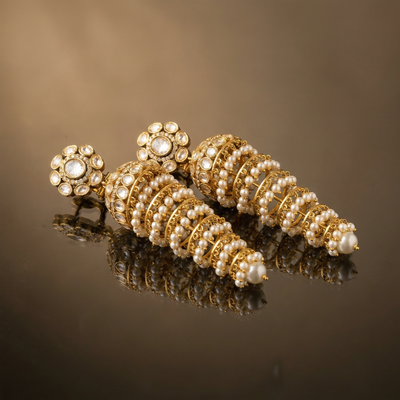 Zara Jhumka Earrings – heritage jhumka earrings by Ozel